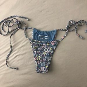 Frankie’s Bikinis Skimpy Bikini Bottom in Springtime